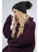 Black winter hat C3 - Online store - Boutique